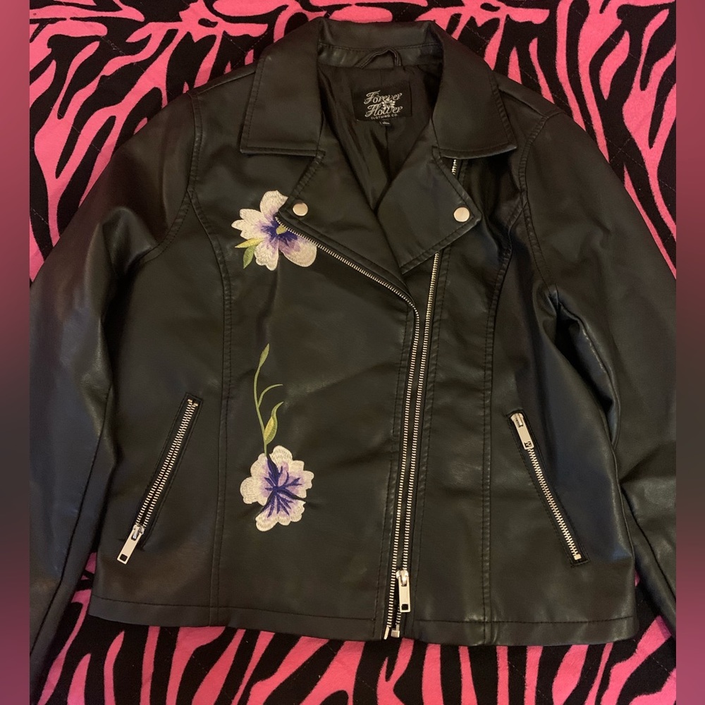 Women’s Black Leather Jacket